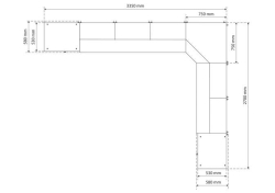 Systém nástěnných jednotek BGS1080160 - dílna, dřevo (Sada 8 modulů)