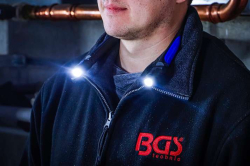 Aku dílenské světlo COB LED na krk BGS1085353 (0,7 Ah)