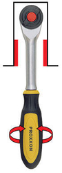 Ráčna rotační 1/2" - 52 zubů