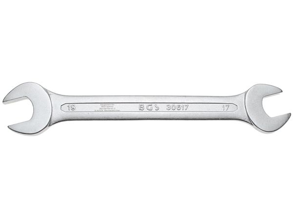 Oboustranný klíč 17 x 19 mm BGS1030617, DIN 3110