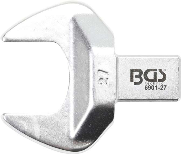 Nástavec mom. klíče - otevřený klíč 27 mm BGS106901-27 (upnutí 14 x 18 mm)