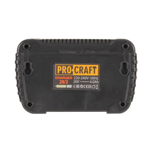 Sada dvě baterie 20V 4Ah Procraft 20/4 a nabíječka na dvě baterie 20/2 | S20-4/20-2